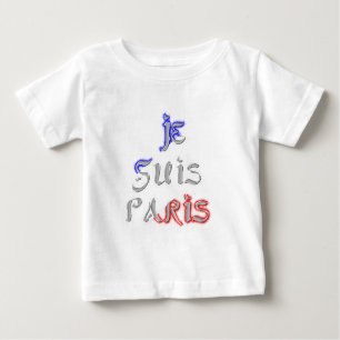 Je Suis Paris Art Print Baby T-shirt
