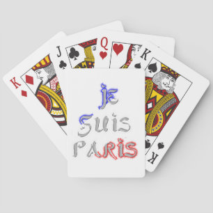 Je Suis Paris Art Print Spielkarten