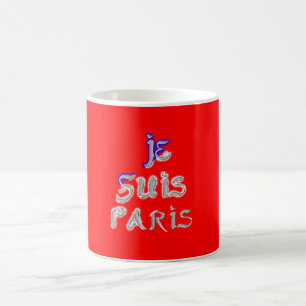 Je Suis Paris Kunstprint Kaffeetasse