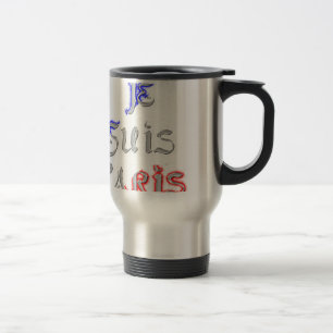 Je Suis Paris Kunstprint Reisebecher