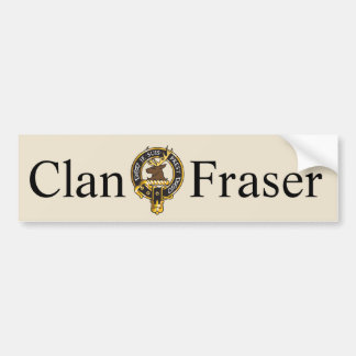 Je Suis Prest - Clan Fraser Wappen Autoaufkleber