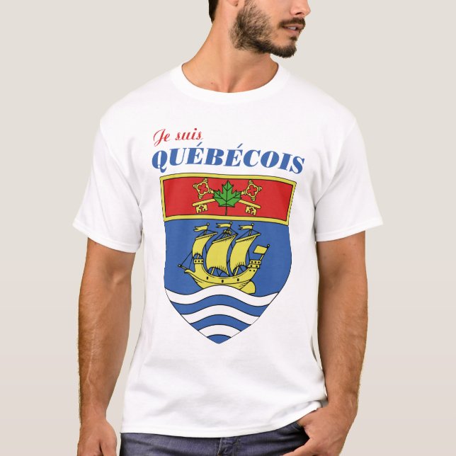 Je suis Quebecois T-Shirt (Vorderseite)