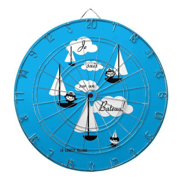 Je suis sur UNOBateau! Dartscheibe (vorne)