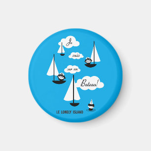 Je suis sur UNOBateau! Magnet