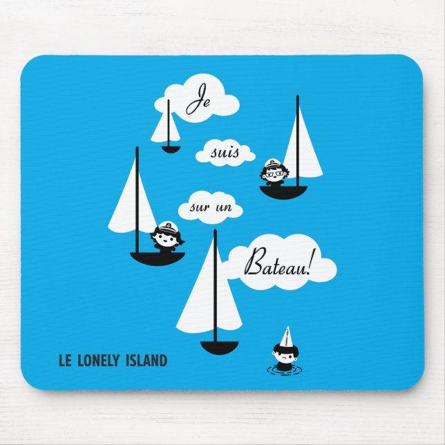 Je suis sur UNOBateau! Mousepad (Vorne)