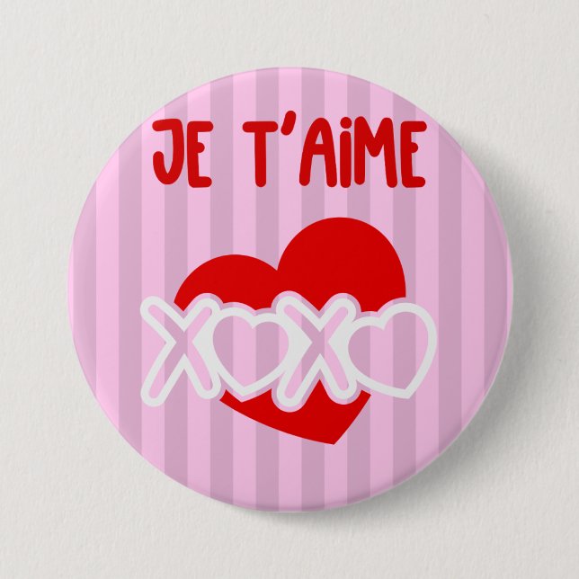 Je t’aime. button (Vorderseite)