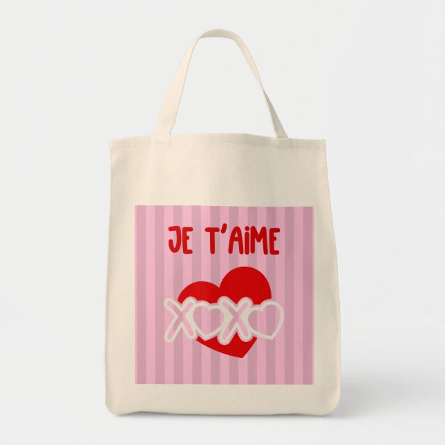 Je t’aime. tragetasche (Vorne)