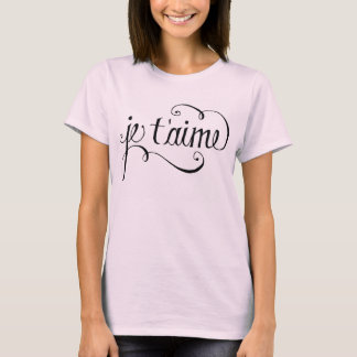 "Je t'aime" französisches Sprichwort-Ultra-Weiches T-Shirt
