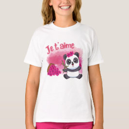 Je t'aime Little Panda T - Shirt