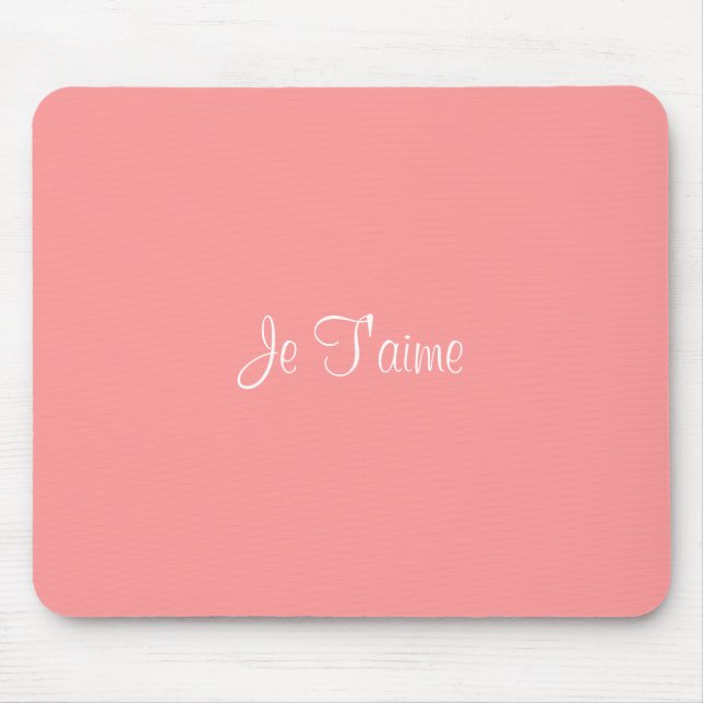 Je T'aime mousepad (Vorne)