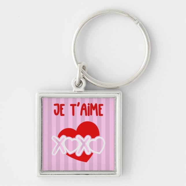 Je t'aime schlüsselanhänger (Vorne)