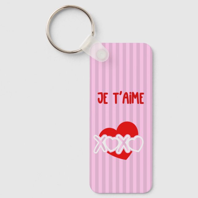 Je t'aime schlüsselanhänger (Vorderseite)