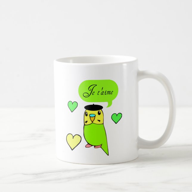 Je t'aime tasse (Rechts)