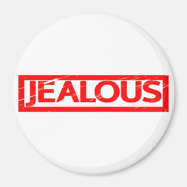 Jealous Briefmarke Magnet (Vorne)