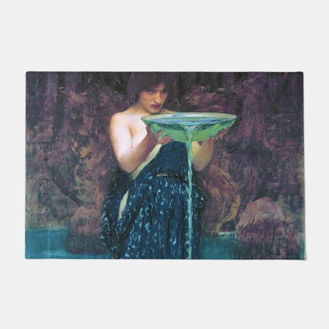 Jealous Circe, John William Waterhouse Fußmatte (Vorderseite)