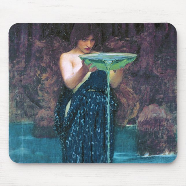Jealous Circe, John William Waterhouse Mousepad (Vorne)