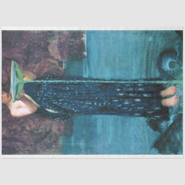 Jealous Circe, John William Waterhouse Seidenpapier (Vorderseite)