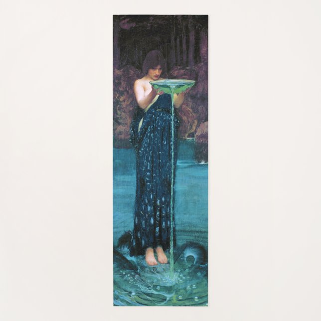 Jealous Circe, John William Waterhouse Yogamatte (Vorderseite)