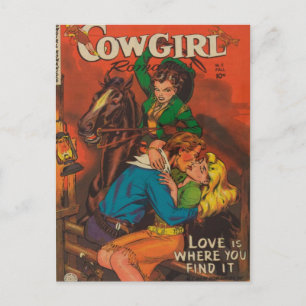 Jealous Cowgirl Postkarte