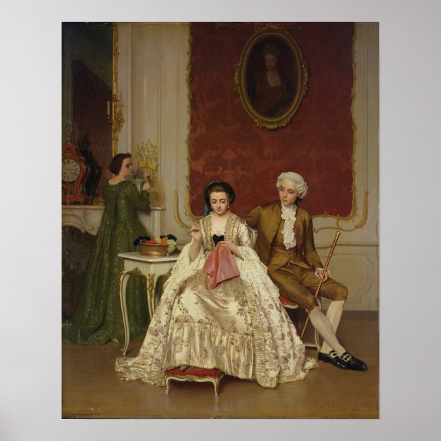 Jealousy, 1861 poster (Vorne)