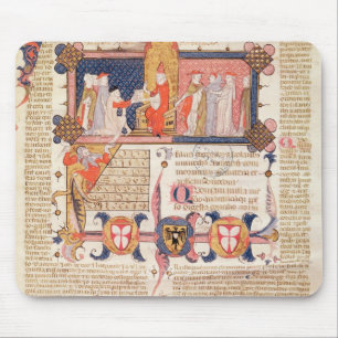 Jean Andre, der seinem Arbeit Papst mildes V Mousepad