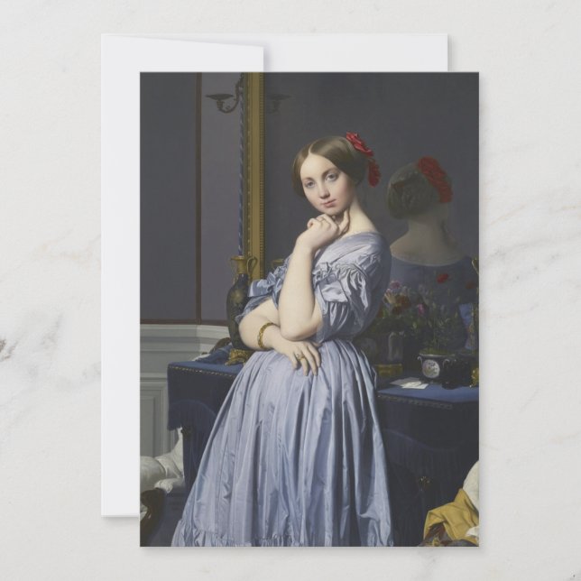 Jean-Auguste-Dominique Ingres - Comtesse d'Hausson Einladung (Vorderseite)