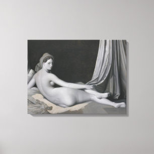 Jean Auguste Dominique Ingres   Odalisque in Grisa Leinwanddruck