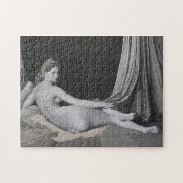 Jean Auguste Dominique Ingres | Odalisque in Grisa Puzzle (Horizontal)