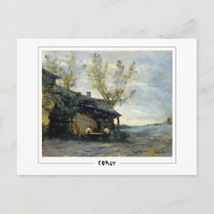 Jean-Baptiste-Camille Corot #10-2 - Fine Art Po... Postkarte