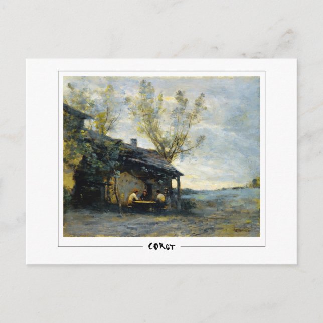 Jean-Baptiste-Camille Corot #10-2 - Fine Art Po... Postkarte (Vorderseite)