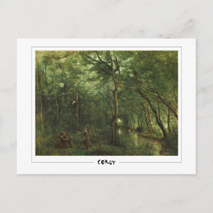 Jean-Baptiste-Camille Corot #15 - Feine Kunst Postkarte