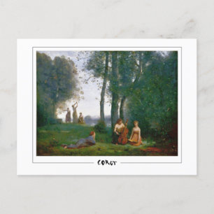 Jean-Baptiste-Camille Corot #18 - Fine Art Post... Postkarte