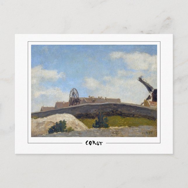 Jean-Baptiste-Camille Corot #196 - Fine Art Pos... Postkarte (Vorderseite)