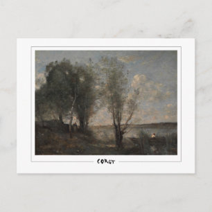 Jean-Baptiste-Camille Corot #241 - Feine Kunst Postkarte