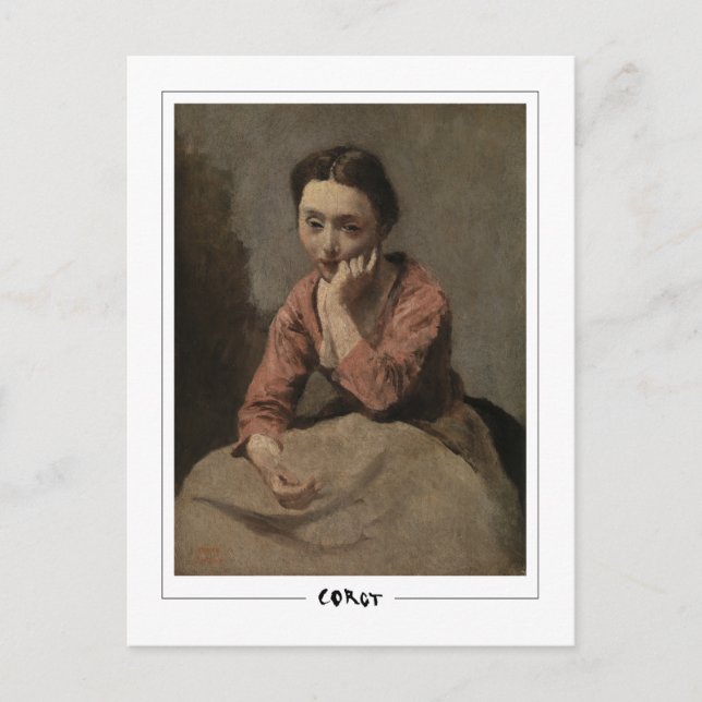 Jean-Baptiste-Camille Corot #244 - Fine Art Pos... Postkarte (Vorderseite)
