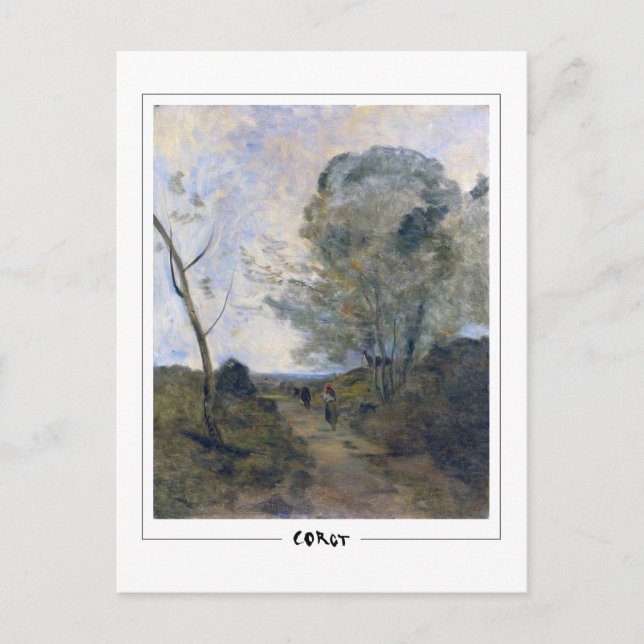 Jean-Baptiste-Camille Corot #24 - Fine Art Post... Postkarte (Vorderseite)