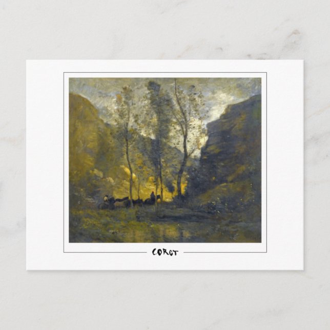 Jean-Baptiste-Camille Corot #301 - Fine Art Pos... Postkarte (Vorderseite)