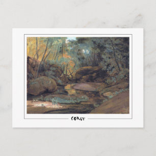 Jean-Baptiste-Camille Corot #391 - Feine Kunst Pos Postkarte