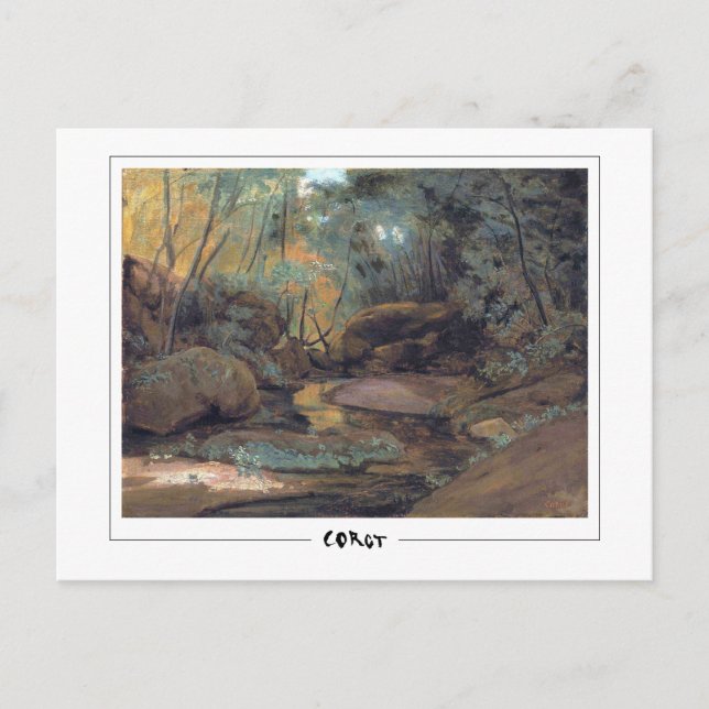Jean-Baptiste-Camille Corot #391 - Fine Art Pos... Postkarte (Vorderseite)