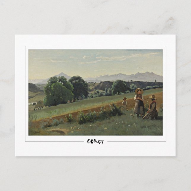 Jean-Baptiste-Camille Corot #558-2 - Fine Art Postkarte (Vorderseite)