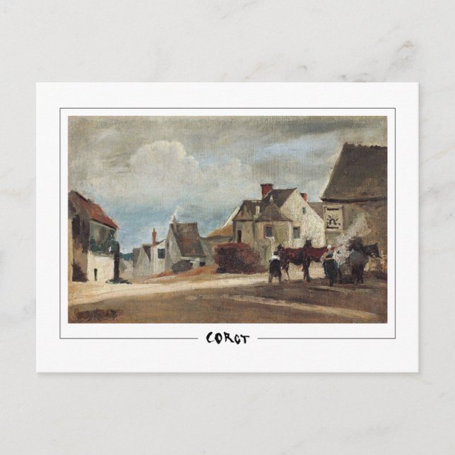 Jean-Baptiste-Camille Corot #82-2 - Fine Art Po... Postkarte (Vorderseite)
