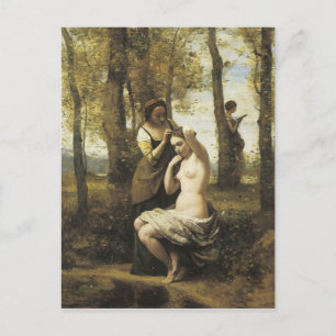 Jean-Baptiste-Camille Corot Die Toilette Postkarte
