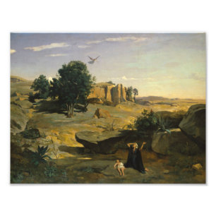 Jean-Baptiste-Camille Corot - Hagar Fotodruck