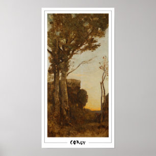 Jean-Baptiste-Camille Corot-Kunstposter #481 Poster