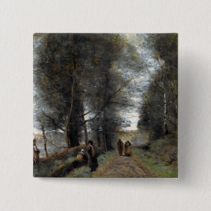 Jean-Baptiste-Camille Corot Ville d'Avray Button
