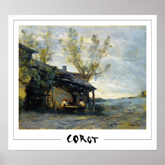 Jean-Baptiste-Camille Corot Zedign Art Poster #10- (Vorne)