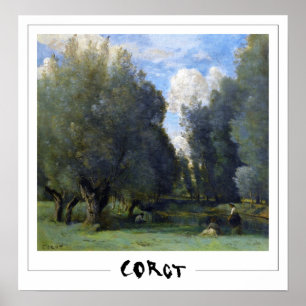 Jean-Baptiste-Camille Corot Zedign Art Poster #11-