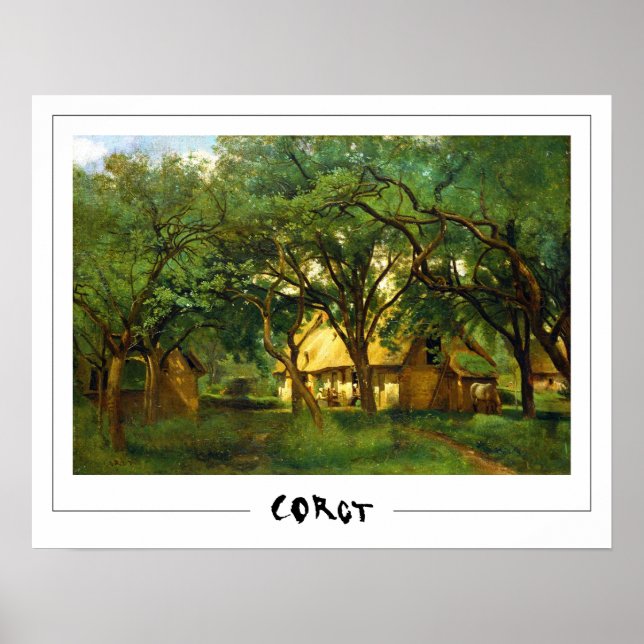 Jean-Baptiste-Camille Corot Zedign Art Poster #18- (Vorne)