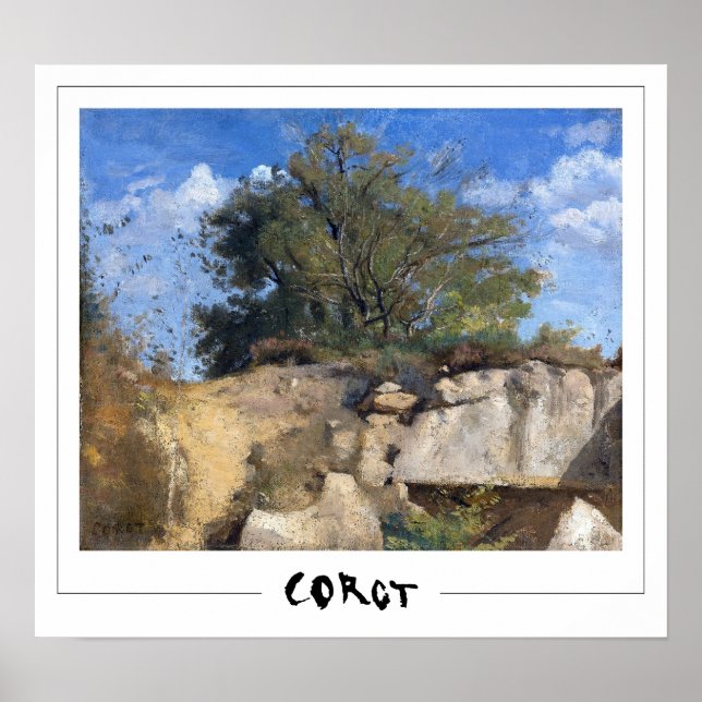 Jean-Baptiste-Camille Corot Zedign Art Poster #201 (Vorne)