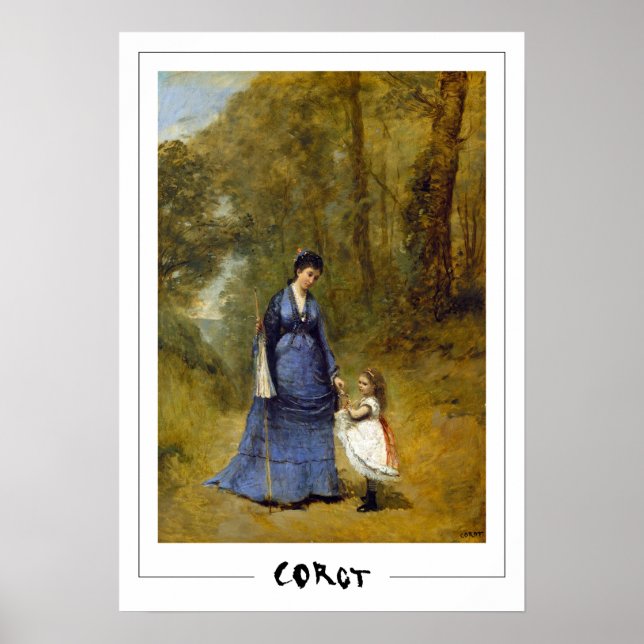 Jean-Baptiste-Camille Corot Zedign Art Poster #226 (Vorne)